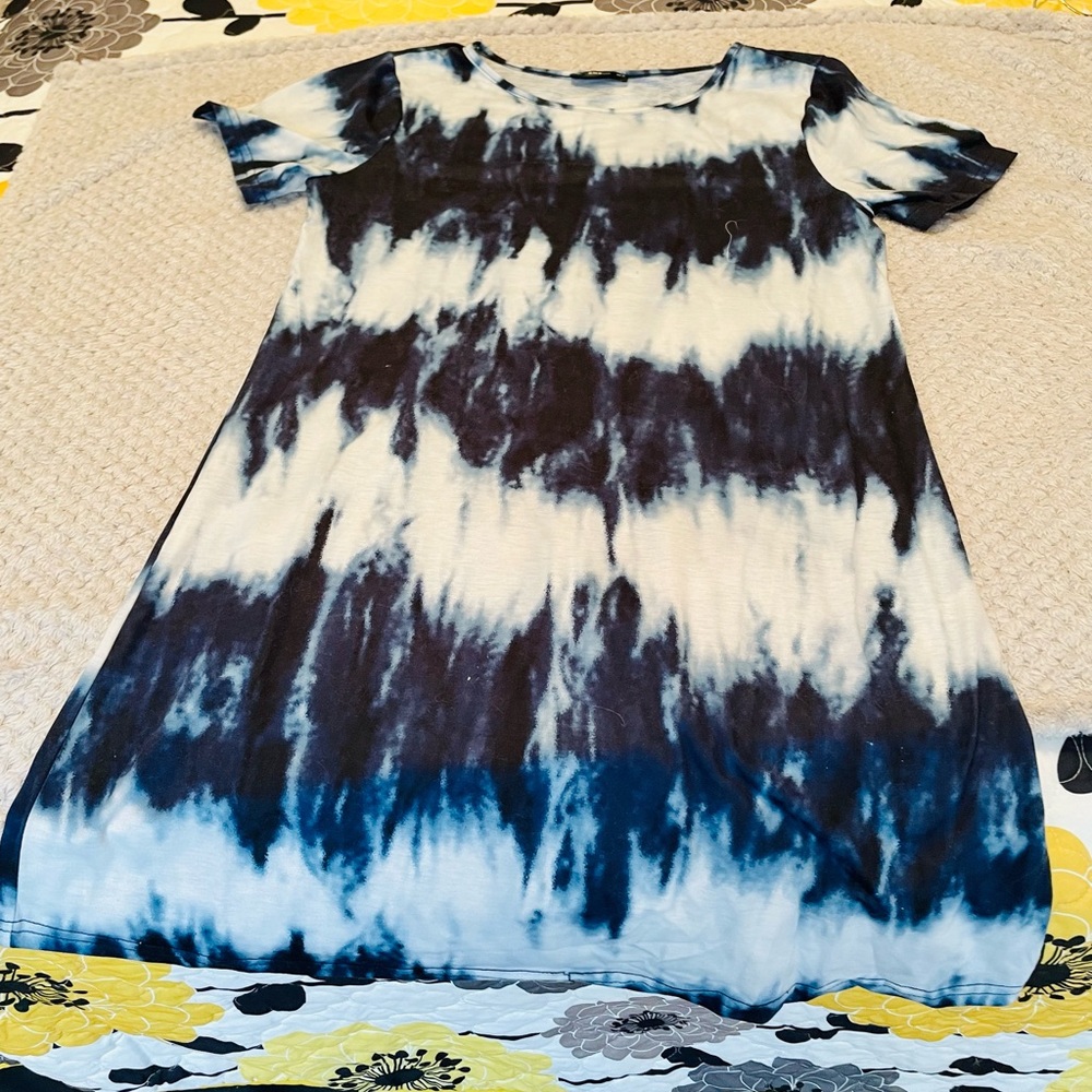 SHEIN T shirt dress/swim cover